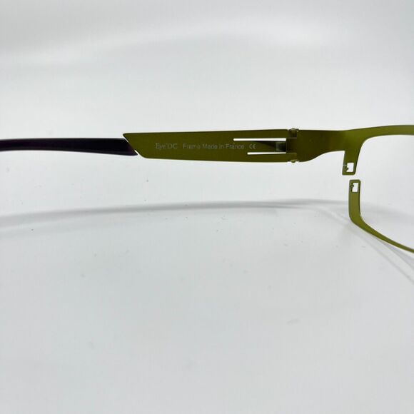 Eye\'DC V561 012 Eyeglasses Frames‎ Green Mens 53-17 H6555 main image 6
